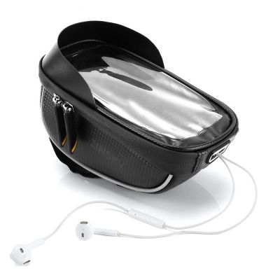 8. Wozinsky torba rowerowa na kierownicę z etui na telefon 1 l czarna (WBB16BK)