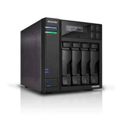 7. NAS Asustor AS6702T Lockerstor 4 Gen2; Tower; 4x (3.5" SATA HDD/ 2.5" SSD); Intel Celeron N5105; 4GB DDR4 SODIMM (max. 16GB), 2x 5Gb, 4x M.2 2280 NVMe PCIe 3.0, 2x USB  3.2 Gen 2, 1x HDMI 2.0b