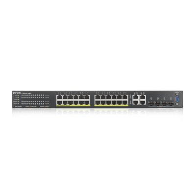 6. Switch Zyxel GS2220-28HP 28p PoE (PoE+: 24;) 375W Managed Gigabit