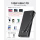 7. VEGER TC130 bank mocy Litowo-jonowa (Li-Ion) 25000 mAh Czarny