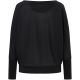 Longsleeve damski SUPER.NATURAL W KULA TOP czarny