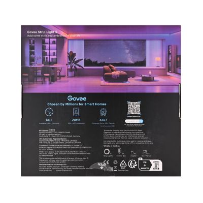 8. Govee H612C 10m | Taśma LED | Wi-Fi, Bluetooth, RGBIC