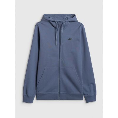 7. Bluza rozpinana z kaputem męska 4F 4FRSS26TSWSM3106-30S
