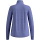 3. Bluza bez kaptura rozpinana Odlo Mid layer full zip GRID FLEECE niebieska