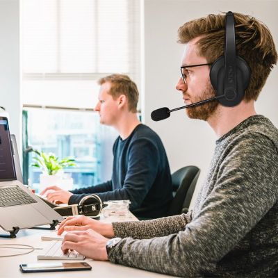 8. LogiLink BT0060 słuchawki/zestaw słuchawkowy Bezprzewodowy Opaska na głowę Biuro/centrum telefoniczne Bluetooth Czarny
