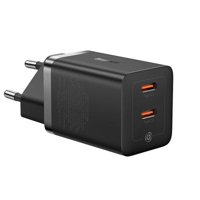 4. Ładowarka sieciowa Baseus GaN5 Pro 40W 2xUSB-C - czarna
