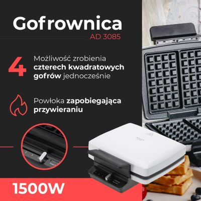 8. Gofrownica ADLER AD 3085