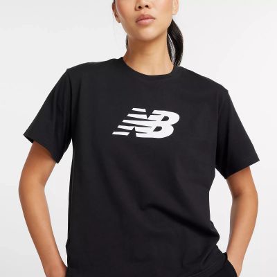 3. Koszulka New Balance Sport Jersey Relaxed Logo W WT43583BK
