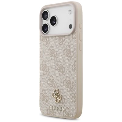 2. Etui Guess 4G Small Classic Logo MagSafe na iPhone 17 Pro Max / 18 Pro Max - różowe