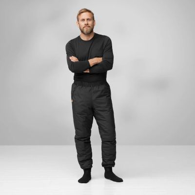 2. Spodnie trekkingowe męskie Fjällräven Keb Insulated Trousers M outdoorowe czarne (F12200194-550)