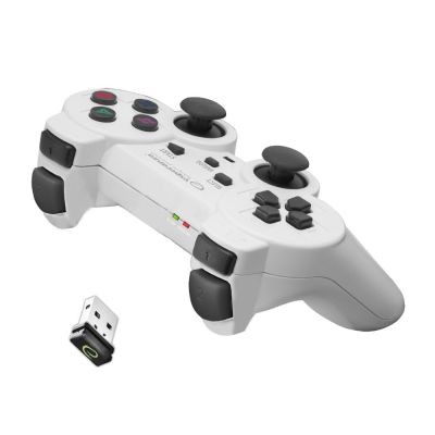 8. Gamepad bezprzewodowy Esperanza GLADIATOR EGG108W (PC, PS3; kolor biały)