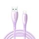 Kabel Joyroom S-A59 Vibrant Series 3A USB-A - Lightning 1,2m - fioletowy