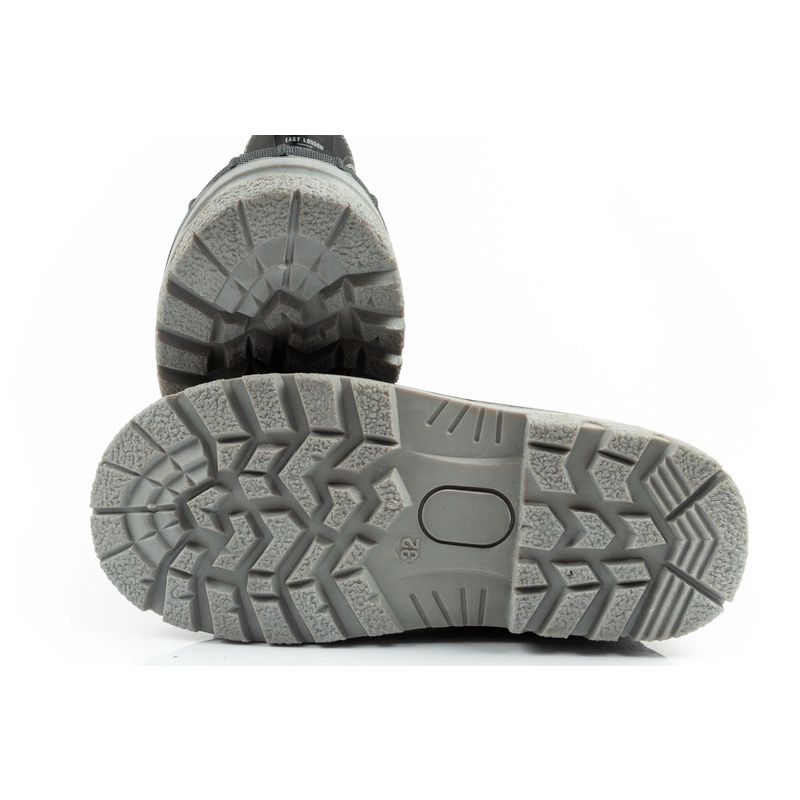 9. Lee Cooper buty zimowe śniegowce dziecięce ocieplane dla chłopca czarne