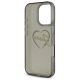 7. Etui Guess IML Heart na iPhone 16 Pro - czarne