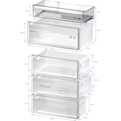 6. Chłodziarko-zamrażarka BOSCH KGN492IDF