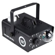 LIGHT4ME FOG 600W LED BALL - Wytwornica dymu/mgły efekt podświetlenia dymu/kula dyskotekowa, pilot bezprzewodowy