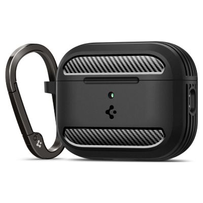Etui Spigen Rugged Armor na AirPods Pro 3 - czarny mat