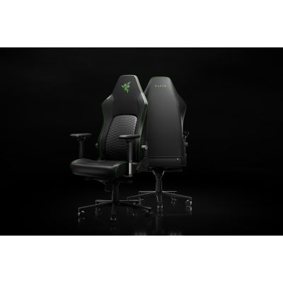 2. Razer Iskur V2 NewGen Gaming-Stuhl, ergonomisches Design, HyperFlex-Lordosenstütze, 4D-Armlehnen - schwarz/grün