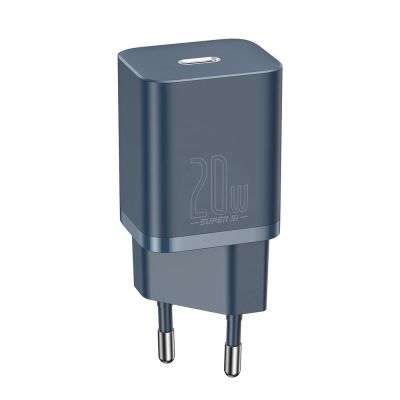 2. Baseus Super Si 1C szybka ładowarka USB Typ C 20W Power Delivery + kabel USB Typ C - Lightning 1m niebieski (TZCCSUP-B03)