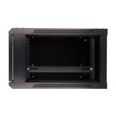 6. Extralink Szafa rack 6U 600x600 Czarna montowana na ścianie