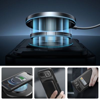6. Etui Tech-Protect Kevlar Magsafe na iPhone 16e / 17e - czarne