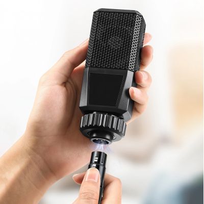 8. Ugreen kabel audio 3.5mm mini jack (męski) - XLR (żeński) 1m czarny (AV182)