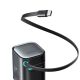 5. Ładowarka GaN Joyroom JR-TCL02 65W USB-A USB-C z wbudowanym kablem USB-C - czarna
