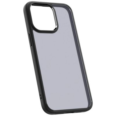 7. Etui Spigen Ultra Hybrid na iPhone 15 Pro - przezroczysto-czarne