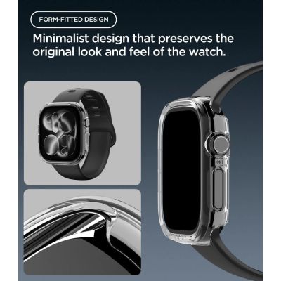 6. Etui Spigen Thin Fit na Apple Watch 46 mm - przezroczyste