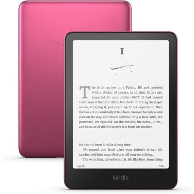 3. Ebook New Kindle Paperwhite (12th Generation) - 2024 release 7” glare-free 32GB Wi-Fi Wireless charging (Without Lockscreen Ads) Raspberry