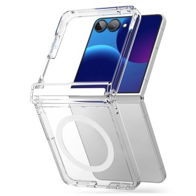 2. Etui Ringke Fusion Flap Magnetic MagSafe na Samsung Galaxy Z Flip 8 - przezroczyste