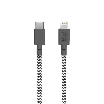 2. Native Union Night Cable - kabel USB-C - lightning, 3 m (zebra)