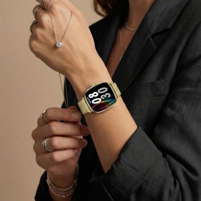 2. Smartwatch Gravity Złoty Bransoleta + Pasek GT32-2