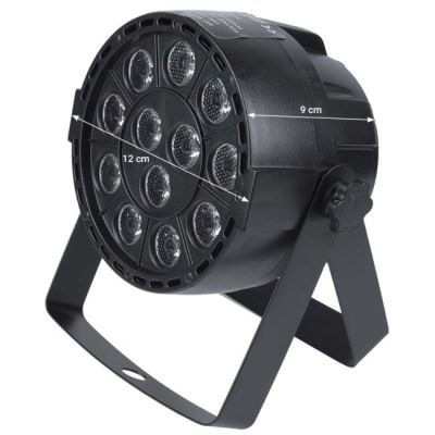 7. LIGHT4ME P12 LED PAR RGBW - Mobilny i kompaktowy reflektor LED PAR