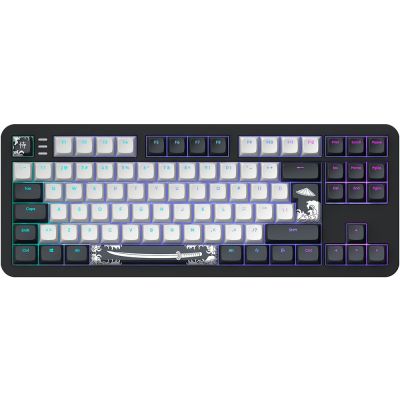 7. Dark Project DPKB_BUSHIDO_87_ISO klawiatura Gaming USB QWERTZ Duński, Angielski, Fiński, Niemiecki, Skandynawia, Norweski, Hiszpański, Szwecki, British English, UK międzynarodowy Czarny