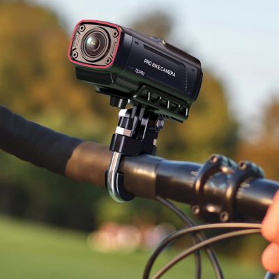 12. Kamera sportowa AKEEYO 730Pro wideorejestrator 4K na kierownicę rower motocykl - czarna