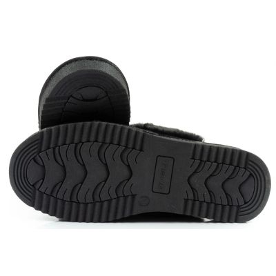 9. O'neill Pomnio kapcie damskie papcie ocieplane wsuwane modne ciepłe czarne