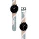 2. Pasek Strap Moro do Samsung Galaxy Watch 40 / 41 / 42 / 43 / 44 mm silikonowa bransoletka opaska do zegarka - wzór 17