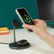 8. Hama 00201738 ładowarka do urządzeń przenośnych Słuchawki, Smartfon Czarny USB Bezprzewodowe ładowanie Szybkie ładowanie Wewnętrzna