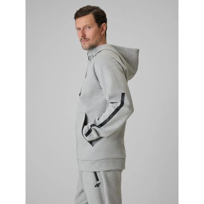 3. Bluza dresowa regular z kapturem męska 4F 4FRSS26TSWSM2974-27M