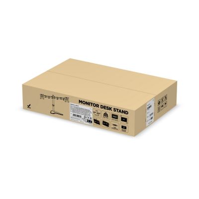 7. Equip 650123 uchwyt / stojak do monitorów 81,3 cm (32") Biurko Czarny