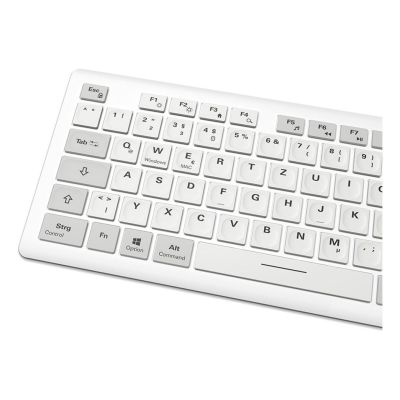 6. Sharkoon OfficePal K30W wh klawiatura Dom/Biuro USB QWERTZ Niemiecki Biały