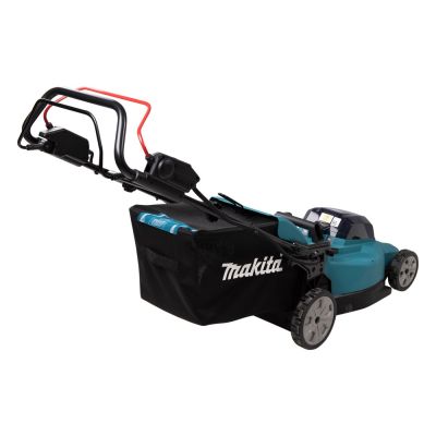 5. Makita DLM481Z kosiarka Kosiarka do trawnika typu push Bateria Czarny, Niebieski, Metaliczny