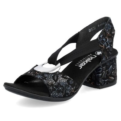 8. Komfortowe sandały Rieker W RKR679 czarne