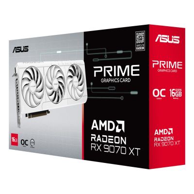7. Karta graf. ASUS PRIME RX9070XT O16G WHITE