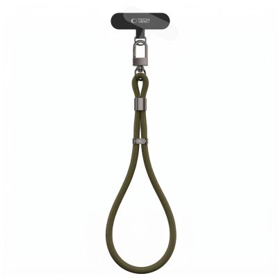 2. Smycz Tech-Protect C11S Rope Wrist Strap do telefonu - ciemnozielona