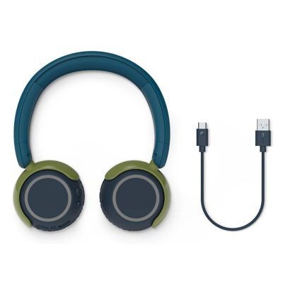 11. Philips 4000 series TAK4200CT/00 słuchawki/zestaw słuchawkowy Bezprzewodowy Opaska na głowę Połączenia/muzyka Bluetooth Niebieski, Zielony