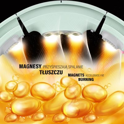 4. Hula Hop HMS HHM13 z magnesami, obciążeniem i licznikiem zielony