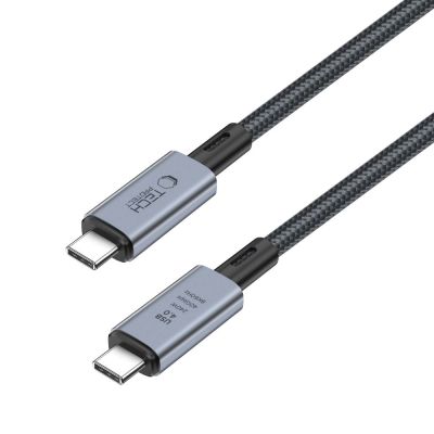 4. Kabel Tech-Protect UltraBoost Max USB-C 4.0 / USB-C 4.0 PD 240W 8K 40Gbps 1m - szary