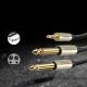 11. Ugreen kabel przewód audio mini jack 3,5 mm - 2 x jack 6,35mm 1m szary (AV126)